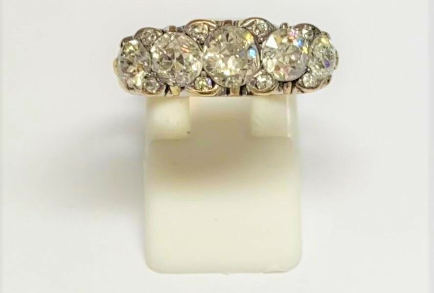 Five Stone Diamond Ring Remodelled by Ace Jewellery, Leeds