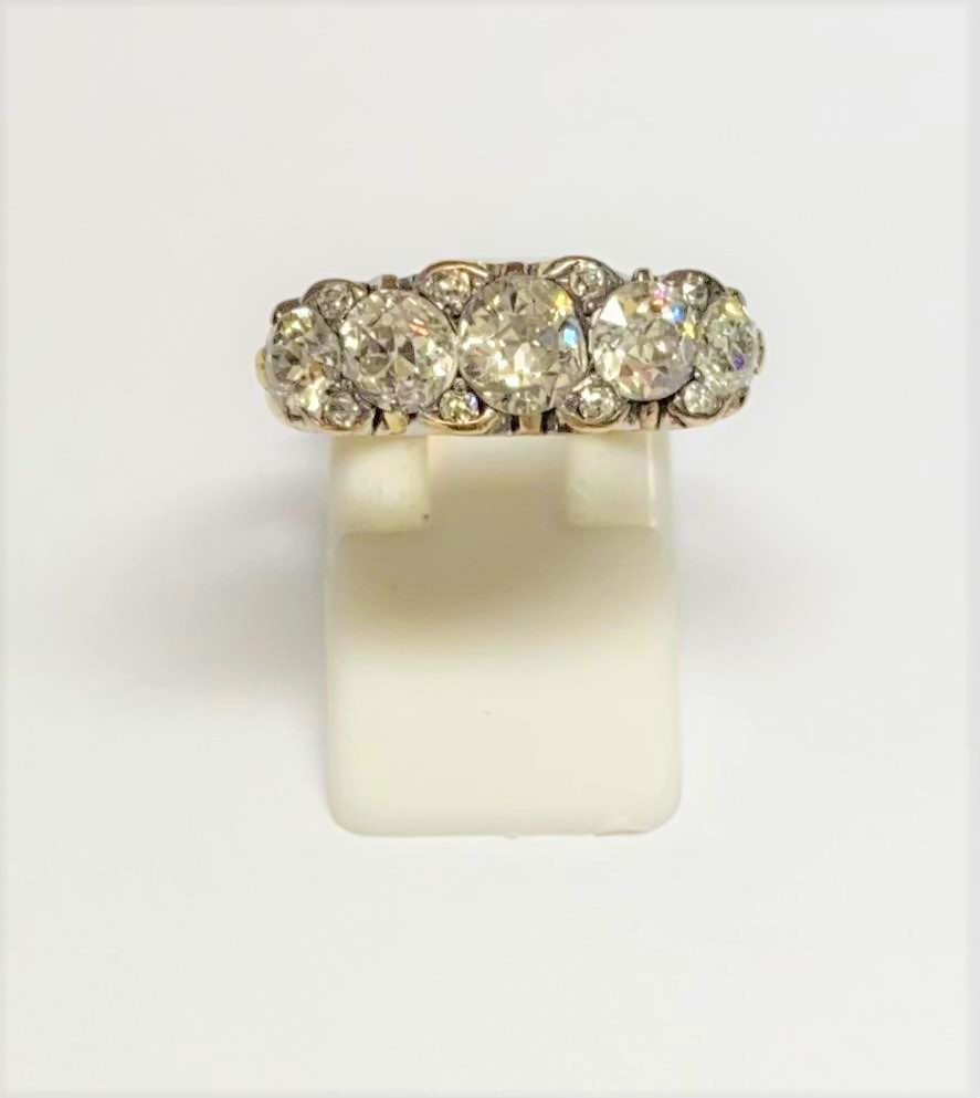 Five Stone Diamond Ring Remodelled by Ace Jewellery, Leeds