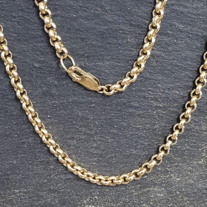 9ct Yellow Gold Belcher Chain Necklace