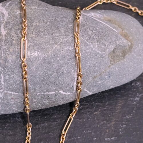 9ct Rose Gold Bar & Link Chain from Ace Jewellery, Leeds