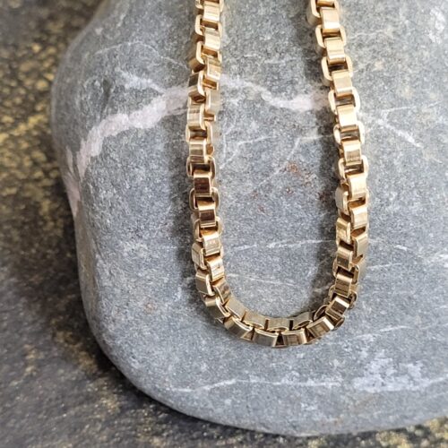 9ct Yellow Gold Box Chain from Ace Jewellery, Leeds