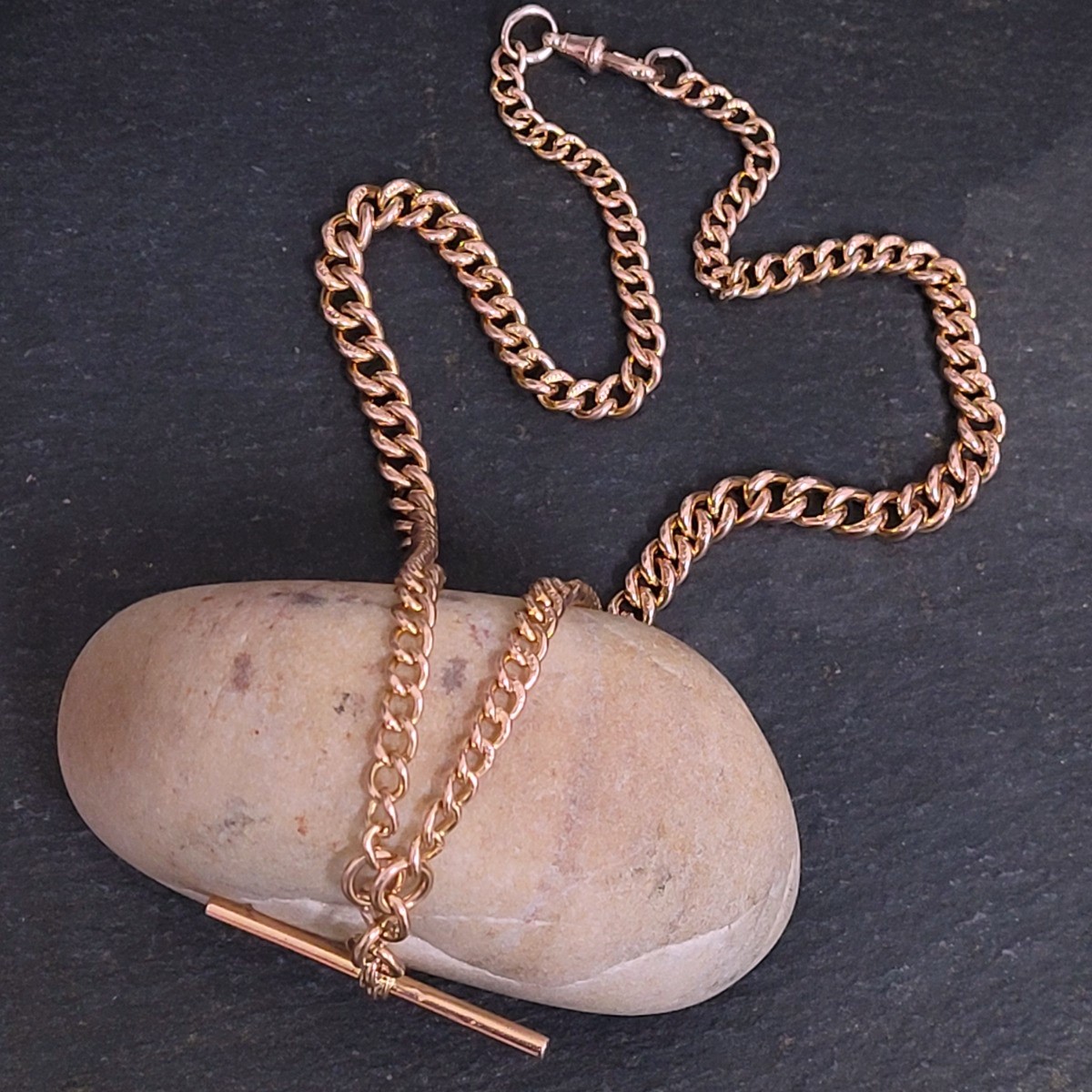 Antique 9ct Rose Gold Chain Necklace