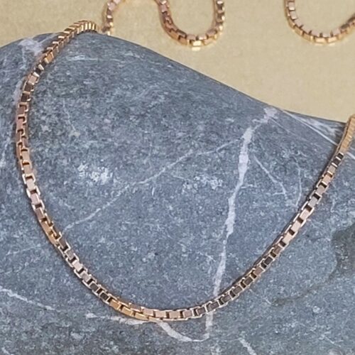 9ct Yellow Gold Box Chain from Ace Jewellery, Leeds