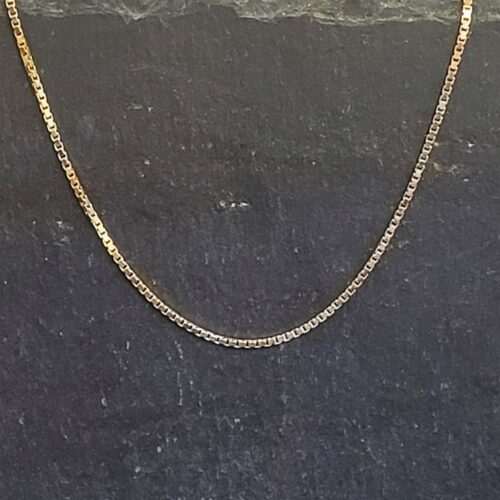 9ct Yellow Gold Box Chain from Ace Jewellery, Leeds