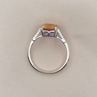 2.06ct Cushion-Cut Citrine & Diamond Ring 9ct Yellow Gold from Ace Jewellery, Leeds