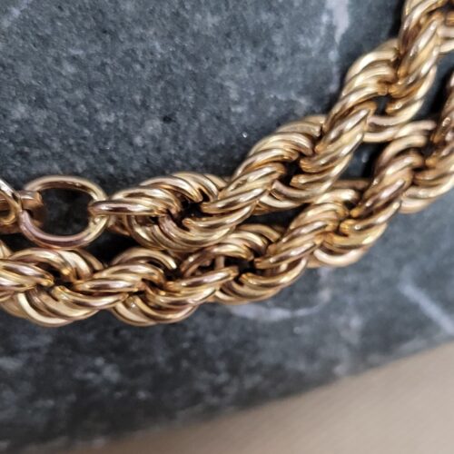 9ct Yellow Gold Rope Chain 20 Inches from Ace Jewellery, Leeds