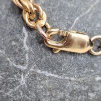 9ct Yellow Gold Rope Chain 20 Inches from Ace Jewellery, Leeds