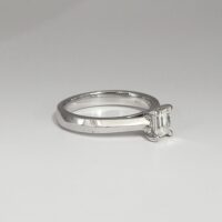 0.46ct Millenium Diamond Solitaire Engagement Ring 18ct White Gold from Ace Jewellery, Leeds