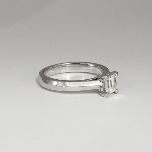 0.46ct Millenium Diamond Solitaire Engagement Ring 18ct White Gold from Ace Jewellery, Leeds