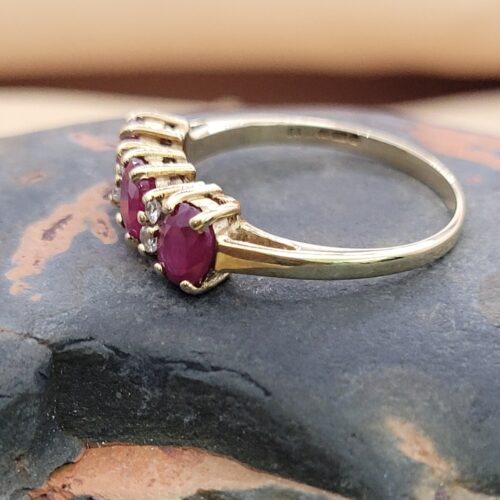 9ct Yellow Gold 1.40ct Ruby & Diamond Ring from Ace Jewellery, Leeds