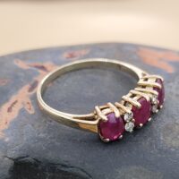 9ct Yellow Gold 1.40ct Ruby & Diamond Ring from Ace Jewellery, Leeds