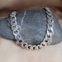 Men's 20" Solid Silver Curb Chain from Ace Jewellery, Leeds