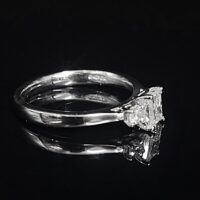 0.63ct Three-Stone Diamond Trilogy Ring Platinum from Ace Jewellery, Leeds