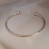 9ct Yellow Gold Solid Torc Bangle from Ace Jewellery, Leeds