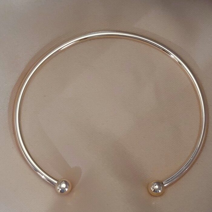 9ct Yellow Gold Solid Torc Bangle from Ace Jewellery, Leeds