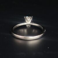 0.71ct Certificated Princess Cut Diamond Solitaire Engagement Ring Platinum from Ace Jewellery, Leeds