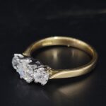 1.17ct Three-Stone Diamond Engagement Ring 18ct Yellow Gold from Ace Jewellery, Leeds