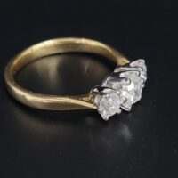 1.17ct Three-Stone Diamond Engagement Ring 18ct Yellow Gold from Ace Jewellery, Leeds