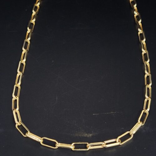 9ct Yellow Gold Paperlink Chain 20" from Ace Jewellery, Leeds