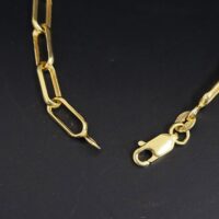 9ct Yellow Gold Paperlink Chain 20" from Ace Jewellery, Leeds