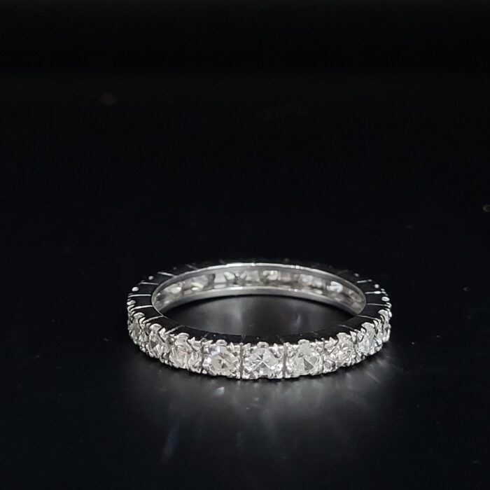 1.90ct Eight-Cut Diamond Full Eternity Ring 18ct White Gold from Ace Jewellery, Leeds