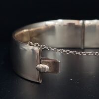 Vintage Metal-Core Cuff Bangle 1/5th 9ct Yellow Gold from Ace Jewellery, Leeds