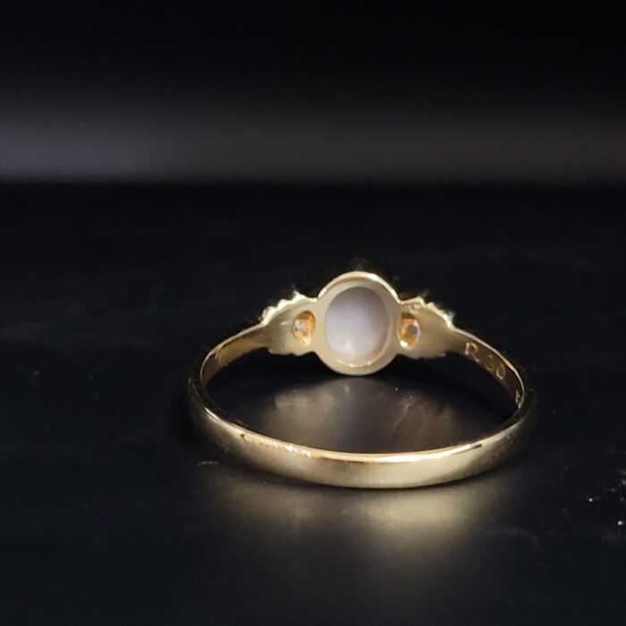 1.08ct Opal & Diamond Ring 18ct Yellow Gold from Ace Jewellery, Leeds