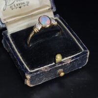 1.08ct Opal & Diamond Ring 18ct Yellow Gold from Ace Jewellery, Leeds