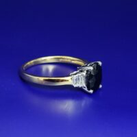 1.81ct Sapphire & Diamond Ring 18ct Yellow Gold from Ace Jewellery, Leeds