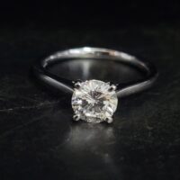 1.03ct Diamond Solitaire Engagement Ring Platinum from Ace Jewellery, Leeds