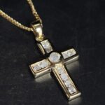 0.40ct Diamond Cross Pendant & Chain 18ct Yellow Gold from Ace Jewellery, Leeds