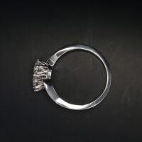 1.30ct Diamond Victorian Style Crossover Ring Platinum from Ace Jewellery, Leeds