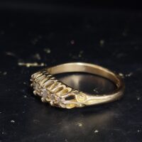 Antique 0.35ct Diamond Five-Stone Ring 18ct Yellow Gold from Ace Jewellery, Leeds