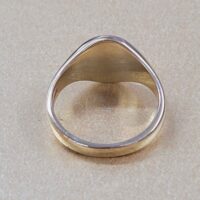 9ct Yellow Gold Oval Signet Ring 14mm x 12mm from Ace Jewellery, Leeds