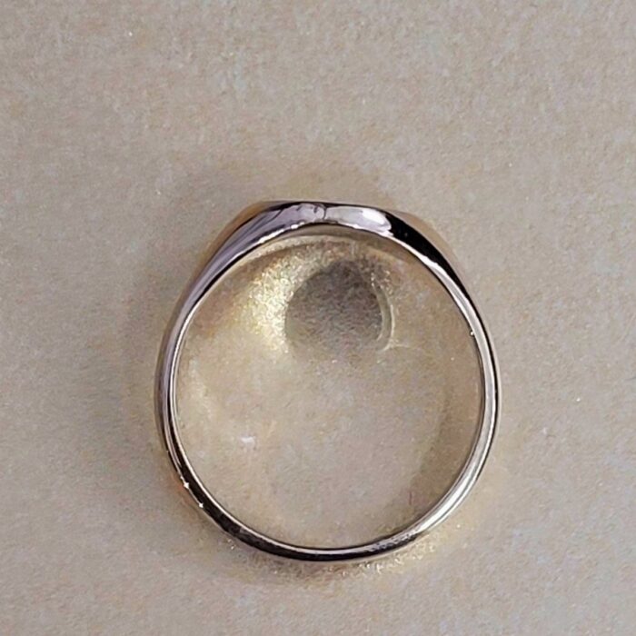 9ct Yellow Gold Oval Signet Ring 14mm x 12mm from Ace Jewellery, Leeds