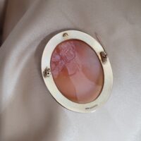 9ct Yellow Gold Cameo Brooch from Ace Jewellery, Leeds