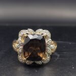 2.58ct Smoky Quartz & Diamond Ring from Ace Jewellery, Leeds