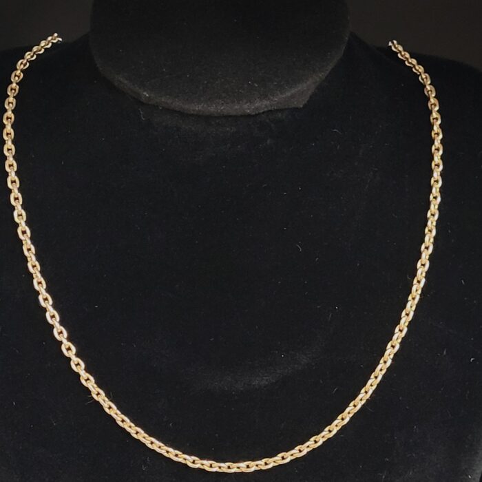 Antique 9ct Yellow Gold Trace Chain 19″ from Ace Jewellery, Leeds