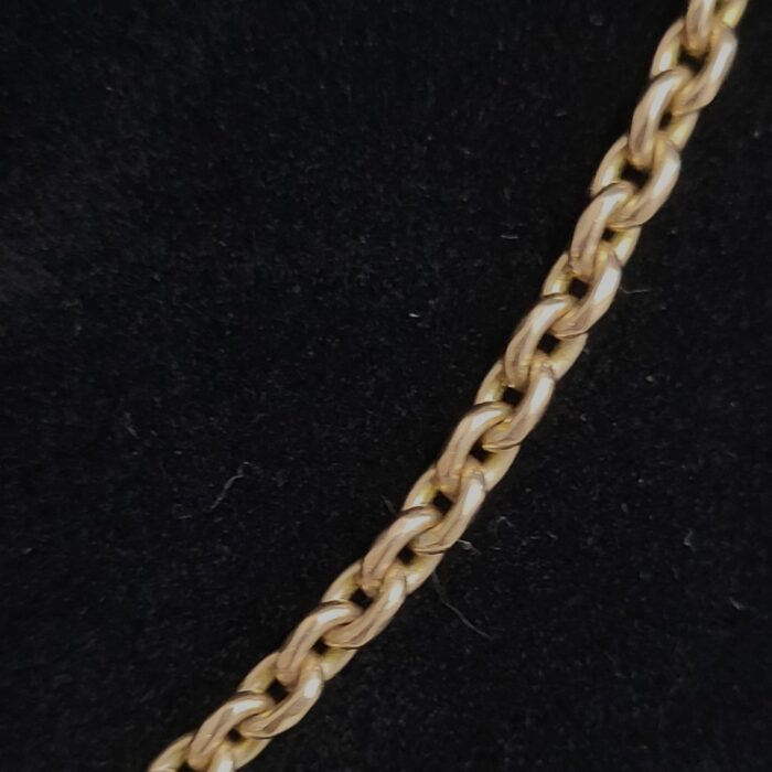 Antique 9ct Yellow Gold Trace Chain 19″ from Ace Jewellery, Leeds