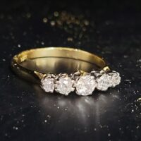 0.60ct Diamond Five-Stone Ring 18ct Yellow Gold from Ace Jewellery, Leeds