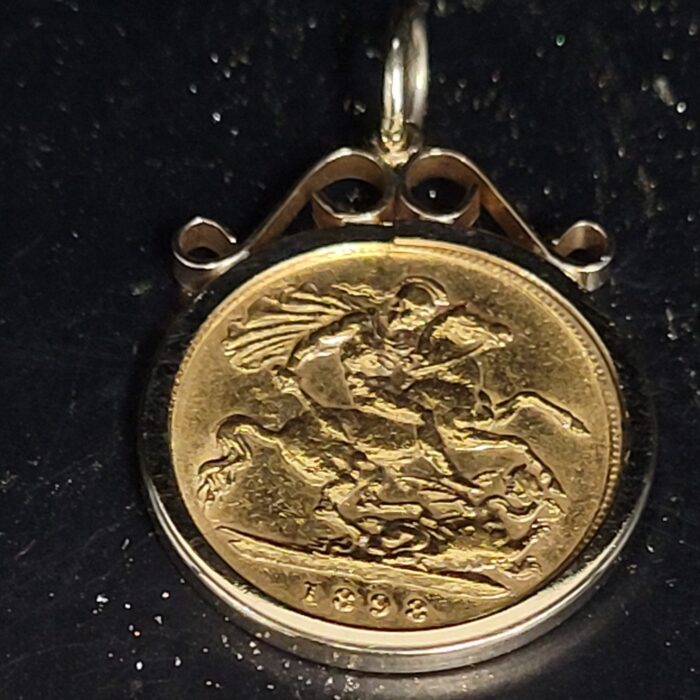 9ct Yellow Gold Half Sovereign Pendant from Ace Jewellery, Leeds