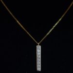 0.16ct Drop Diamond Pendant & Chain 9ct Yellow Gold from Ace Jewellery, Leeds