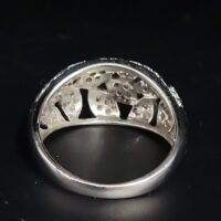 0.33ct Art Deco Diamond Cluster Ring 18ct White Gold from Ace Jewellery, Leeds