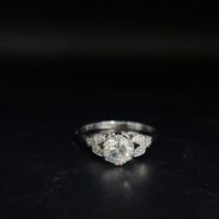 0.96ct Antique Diamond Ring Platinum from Ace Jewellery, Leeds