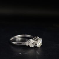 0.96ct Antique Diamond Ring Platinum from Ace Jewellery, Leeds