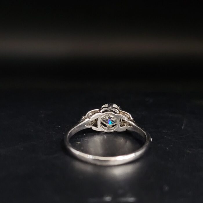 0.96ct Antique Diamond Ring Platinum from Ace Jewellery, Leeds