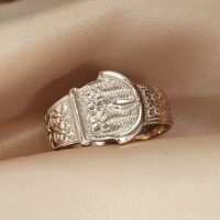 9ct Yellow Gold Buckle Ring from Ace Jewellery, Leeds