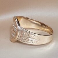 9ct Yellow Gold Buckle Ring from Ace Jewellery, Leeds