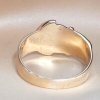 9ct Yellow Gold Buckle Ring from Ace Jewellery, Leeds