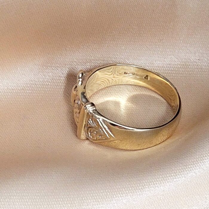 9ct Yellow Gold Buckle Ring from Ace Jewellery, Leeds